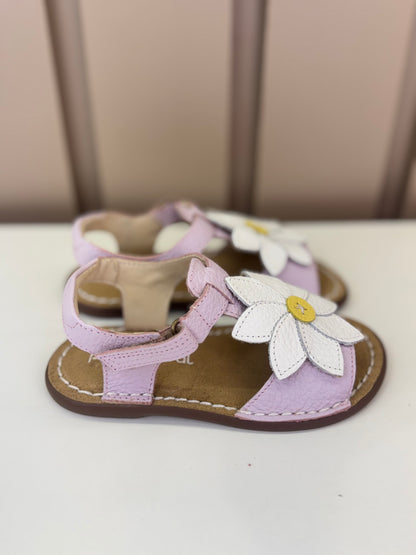 Sandália Infantil Carrossel Lilac/Flor Margarida - Petit Cheval