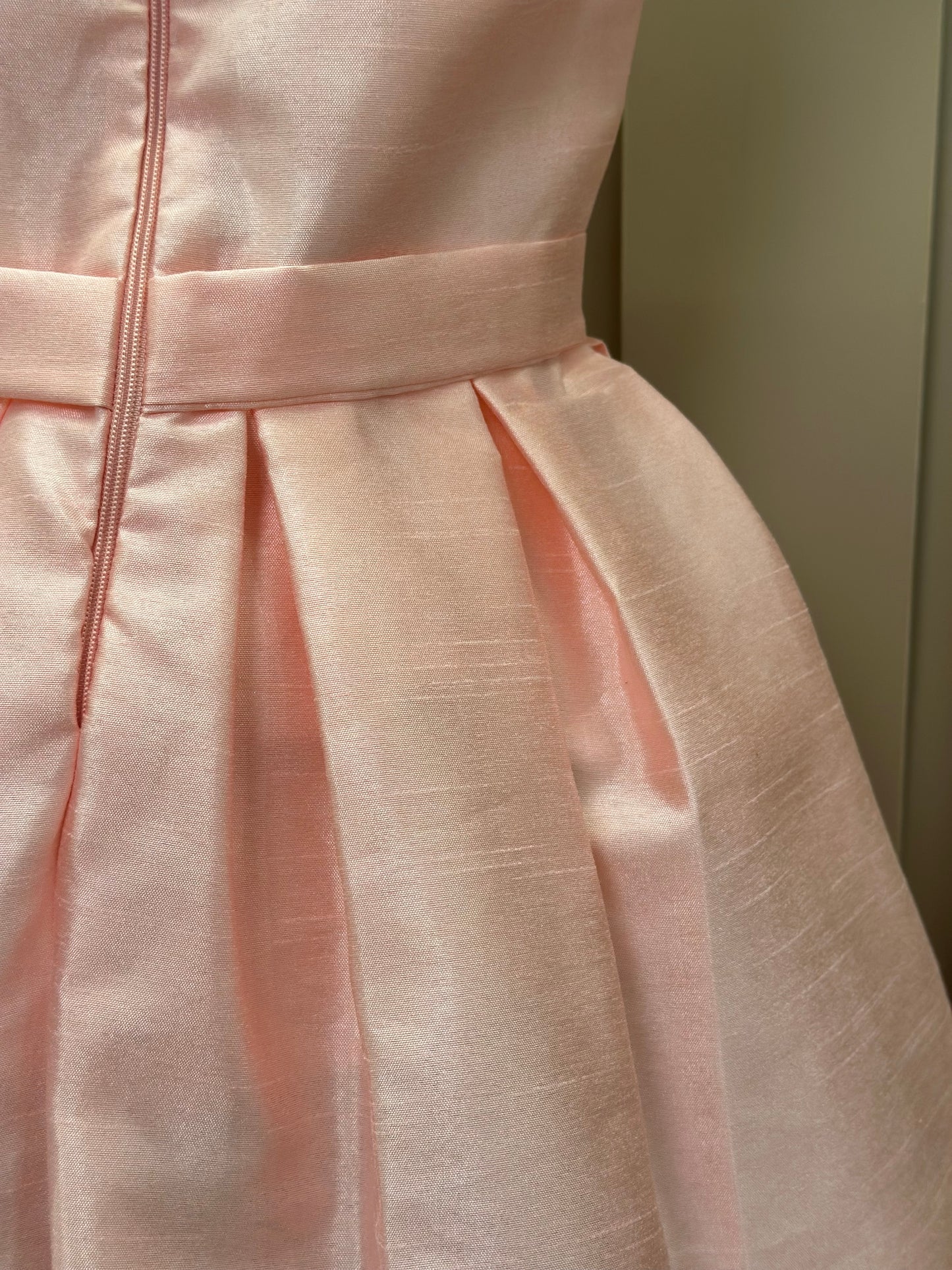Vestido Infantil Festa Manga e Laço Rosa - Mon Sucré