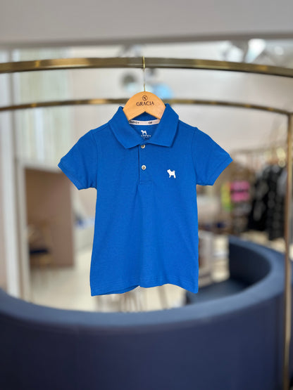 Camisa Polo Infantil Piquet Royal - Charpey