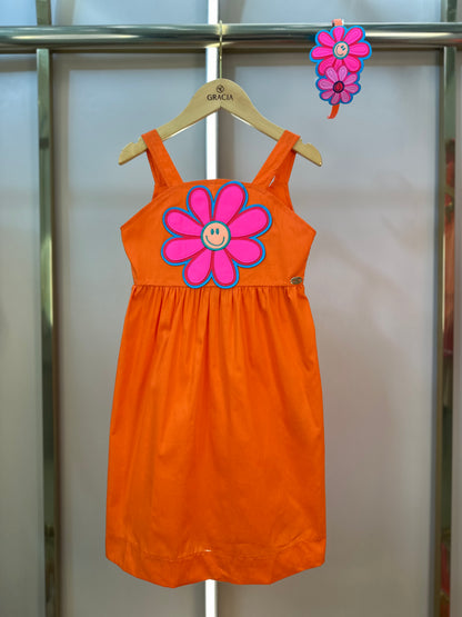Vestido Infantil Manu Happy Flower - Siri Kids