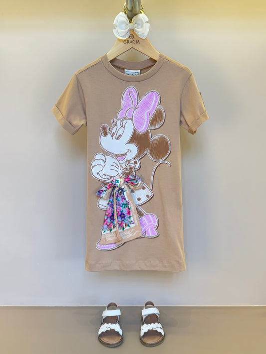 Vestido Infantil Minnie com Lenço - Animê