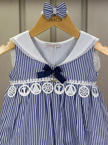 Pimpão Bebê Marinheira Lacinhos e Aplicações - Roana