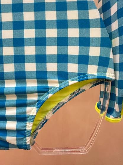 Body Infantil Aline Est. Vichy Limão - Siri Kids