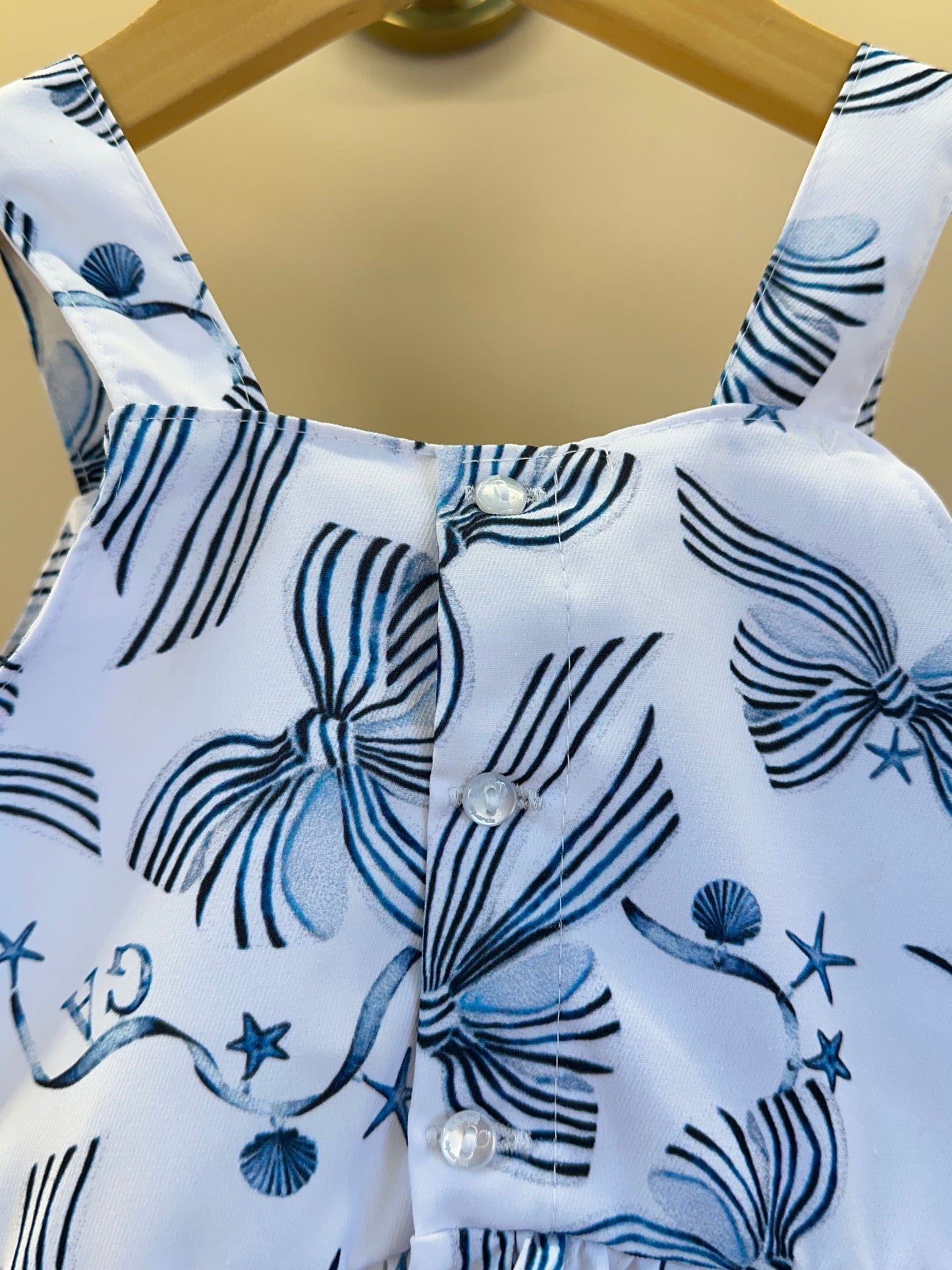 Conjunto Infantil Bata Estampada Sonho a Beira Mar e Shorts Sonho a Beira Mar - Gabriela Aquarela