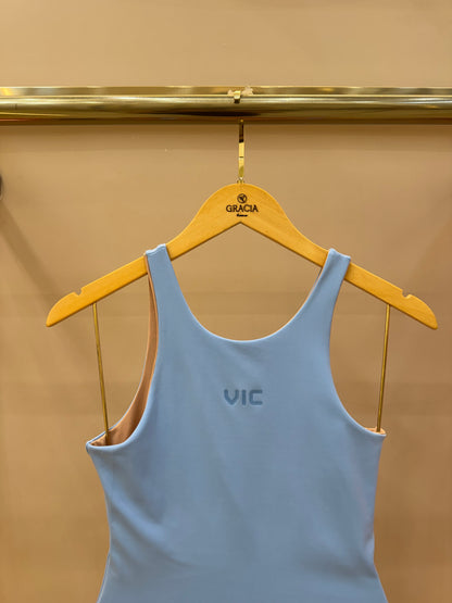 Maiô Teen UV50 Azul Angel - Vic Vick