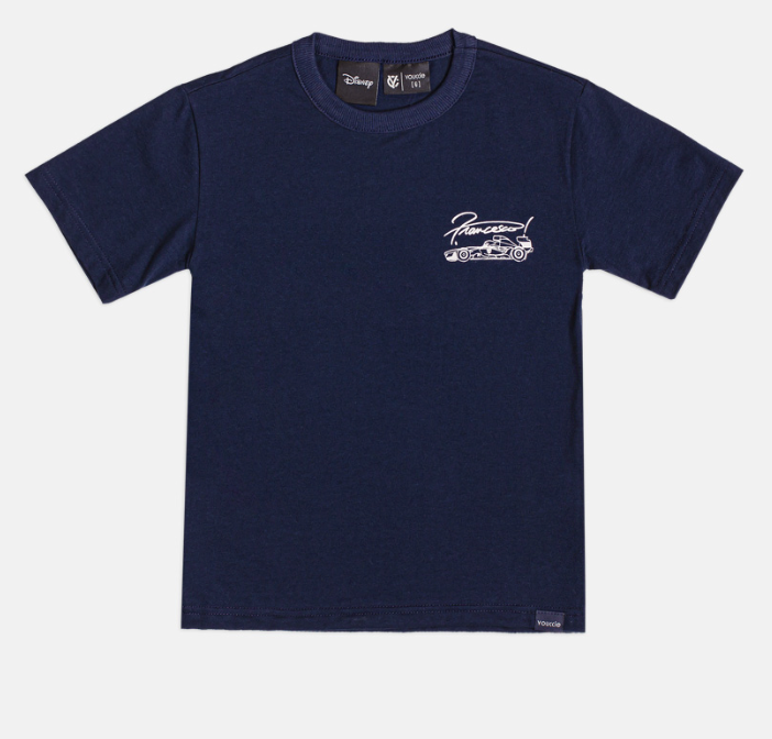 T-Shirt Infantil Francesco Estampa Racing Car - Youccie