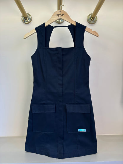 Vestido Teen Bolsos Cargo Preto - Two In