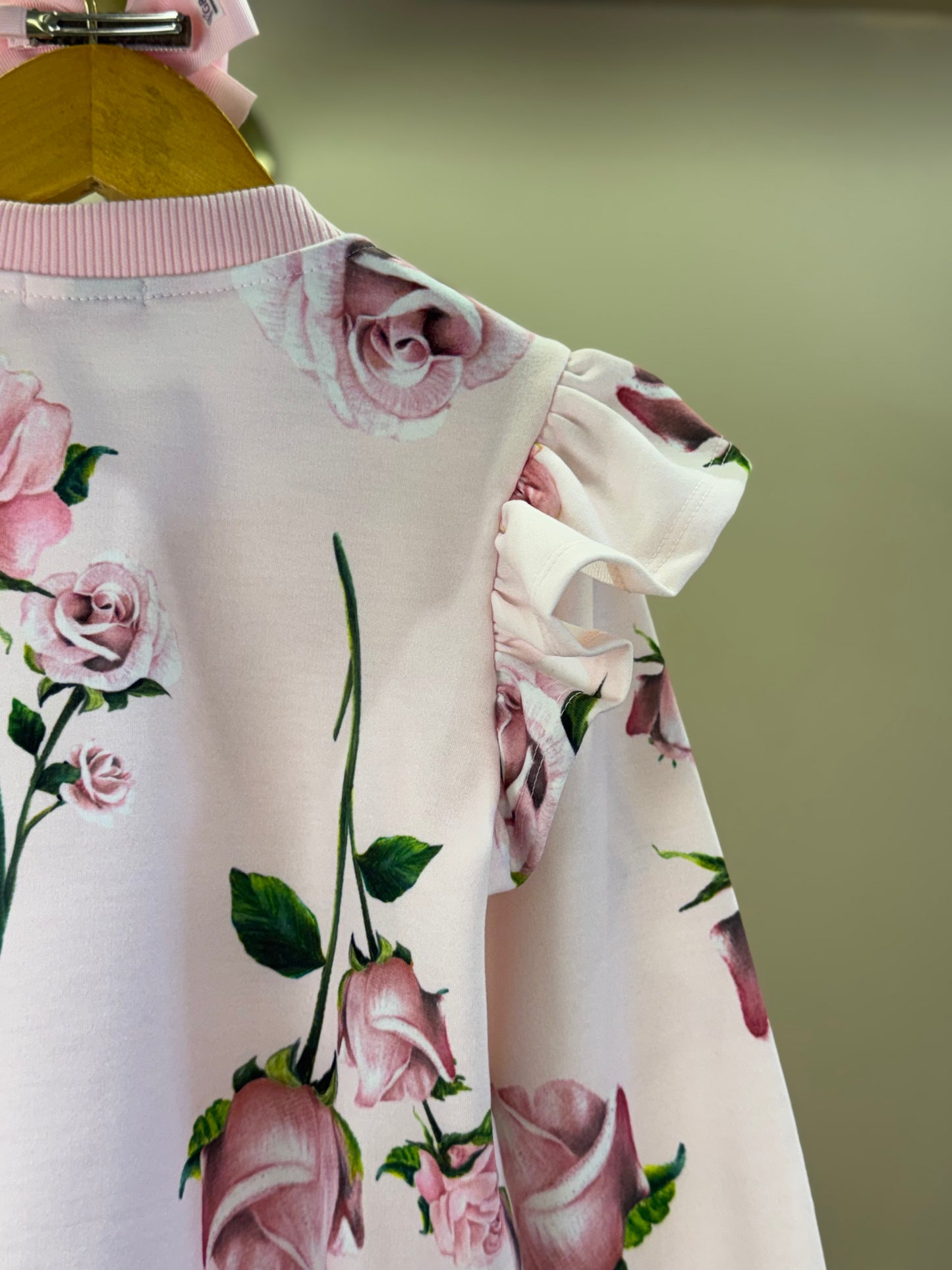 Casaco Infantil de Moletom Floral - Luluzinha