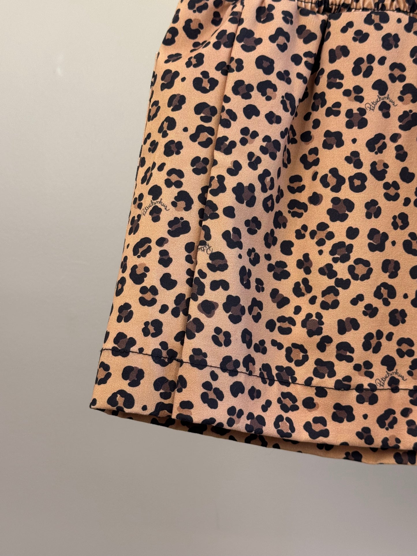 Saia-shorts Infantil Sarja Babadinho Oncinha - Pituchinhus