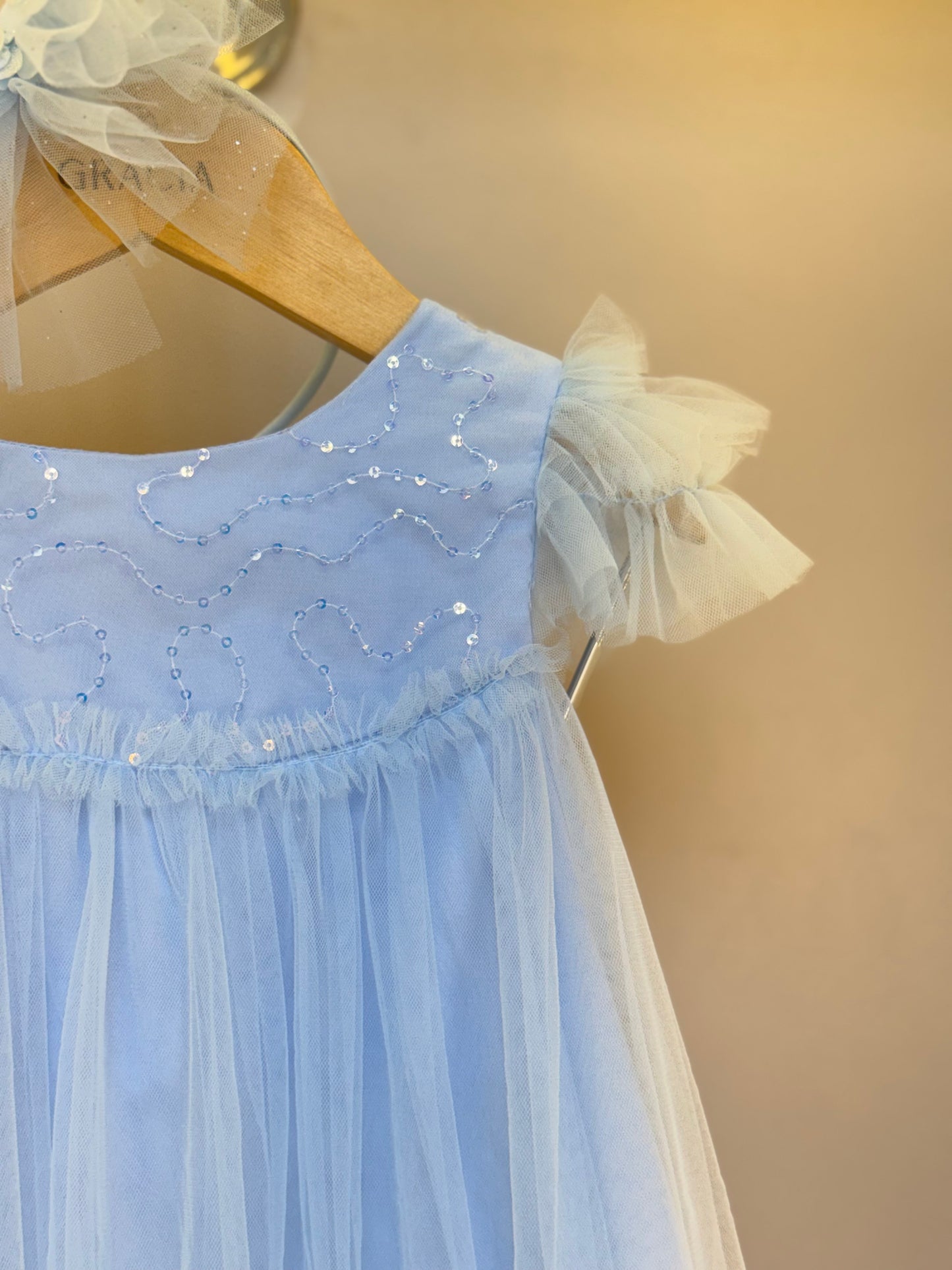 Vestido Infantil com Tule - Petit Cherie