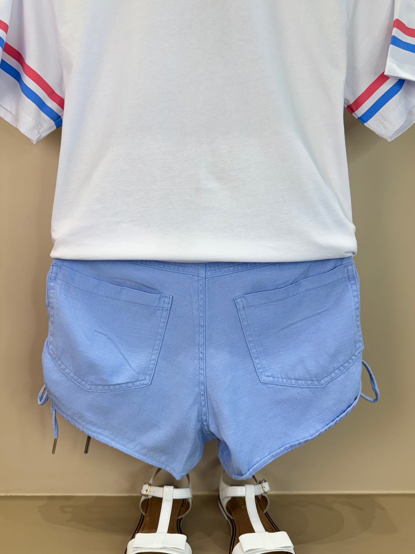 Conjunto Teen Camisa Oversized e Shorts com Amarração - Two In