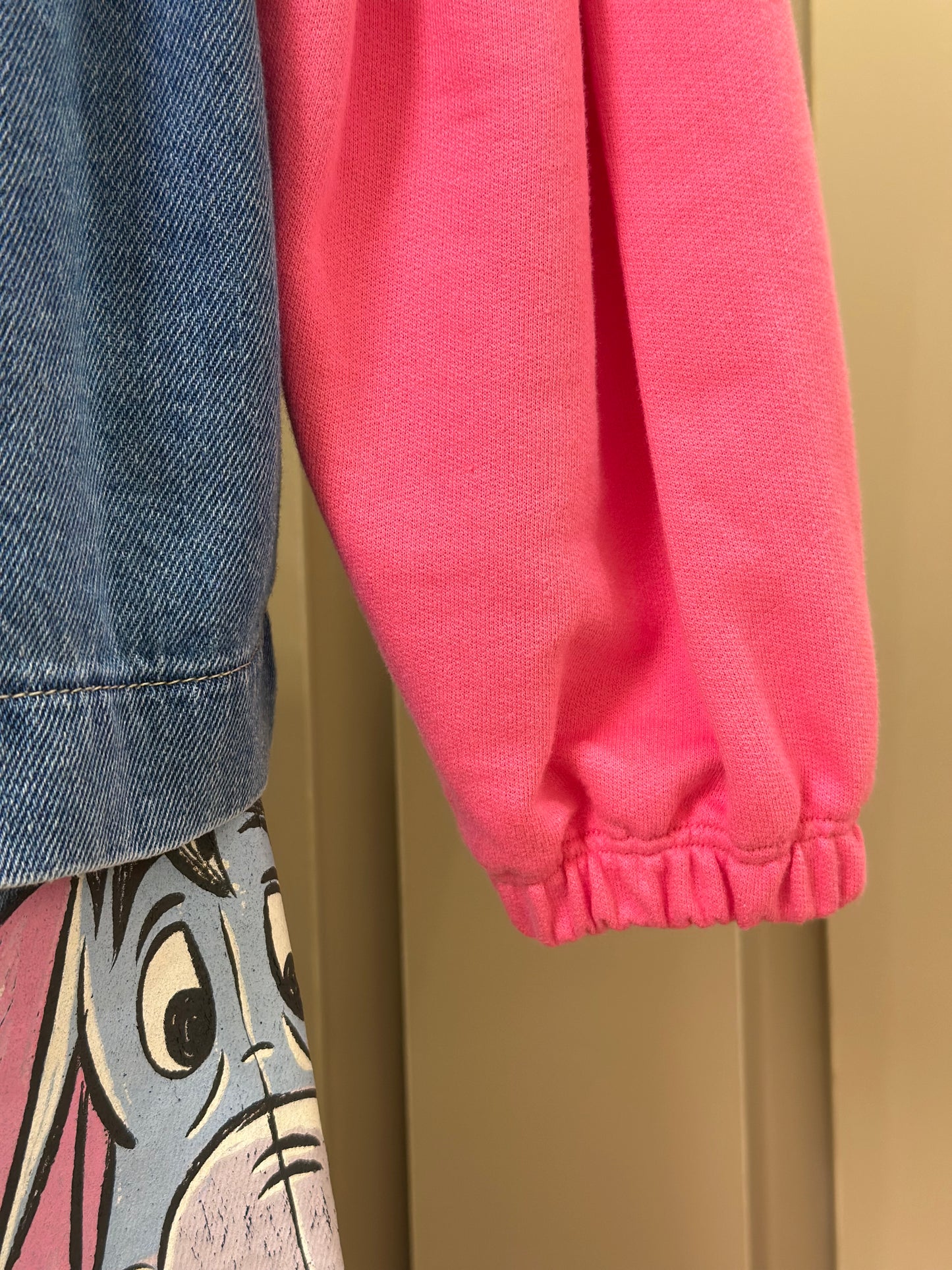 Conjunto Infantil Jaqueta Jeans Moletom Pooh e Calça Jeans Pooh - Animê Petite