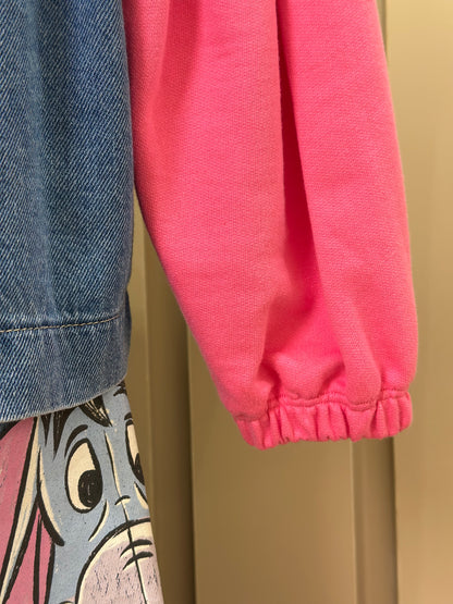 Conjunto Infantil Jaqueta Jeans Moletom Pooh e Calça Jeans Pooh - Animê Petite