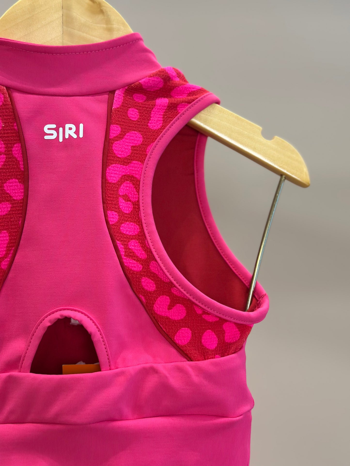 Conjunto Infantil Top e Legging Fuseau Atena Oncinha Pink - Siri Sport