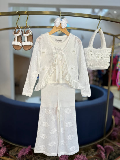 Regata Infantil Cristais Off White - Pituchinhus