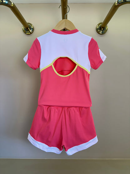 Conjunto Infantil Blusa Maitê Chloe e Shorts Maitê Beach Tennis - Siri Sport