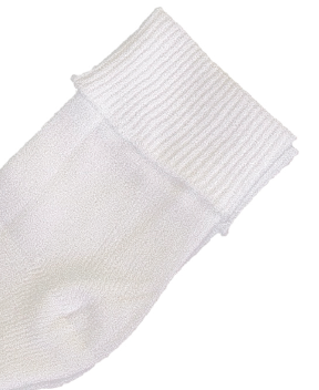 Meia Infantil Masculina Clássica Branca - Roana