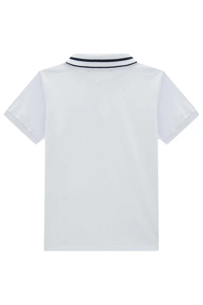 Camisa Polo Piquet Johnny Branco - Little Johnny