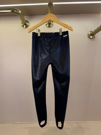 Calça Infantil Montaria com Pezinho Preta - Animê