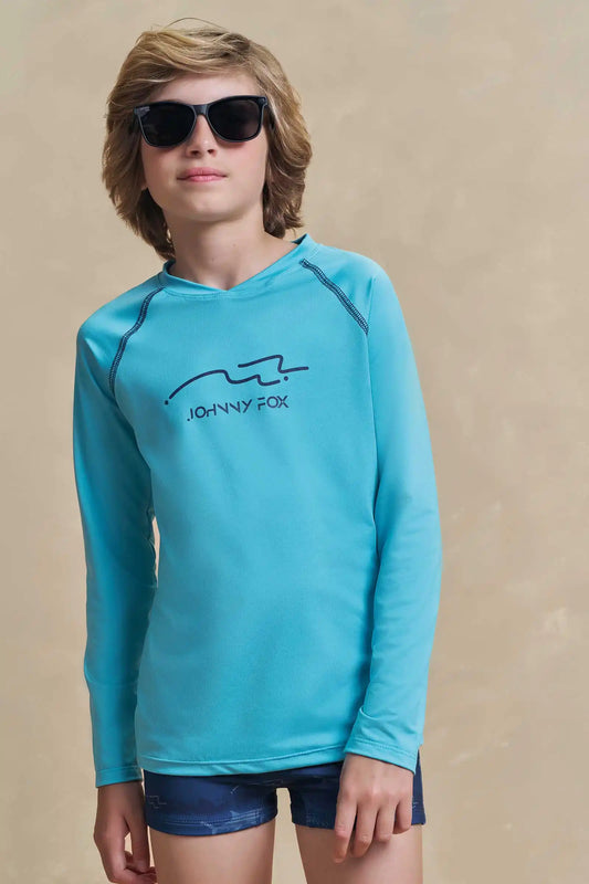 Conjunto Infantil Blusa Manga Longa Solar e Sunga Aquarius - Little Johnny