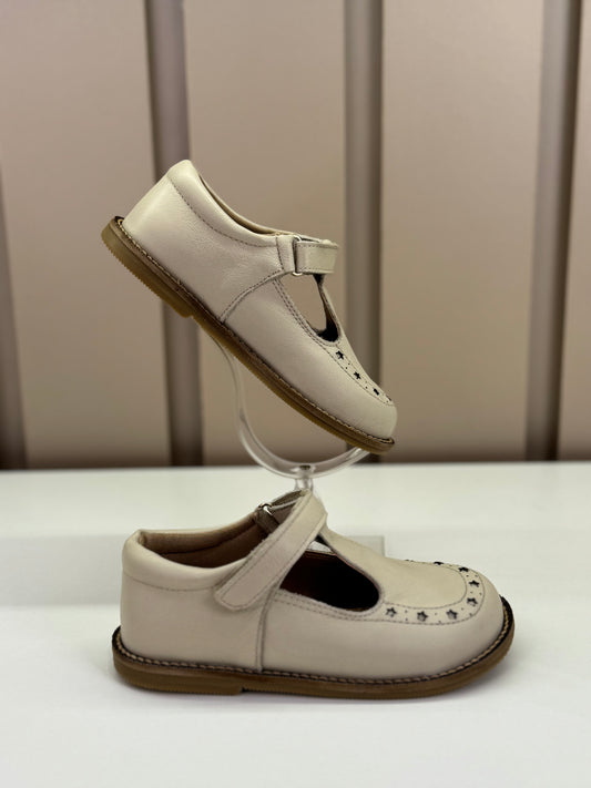Sapato Infantil Couro Paola Off White - Gracia