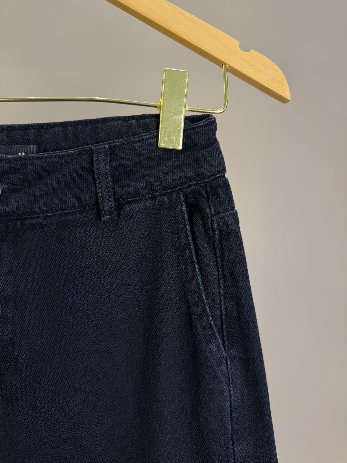 Calça Teen Jeans Cargo Preta – Authoria