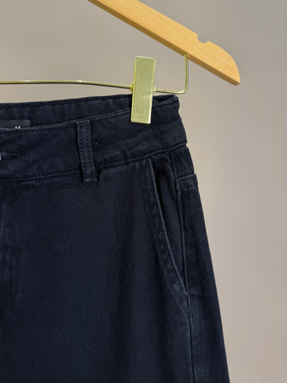 Calça Teen Jeans Cargo Preta – Authoria
