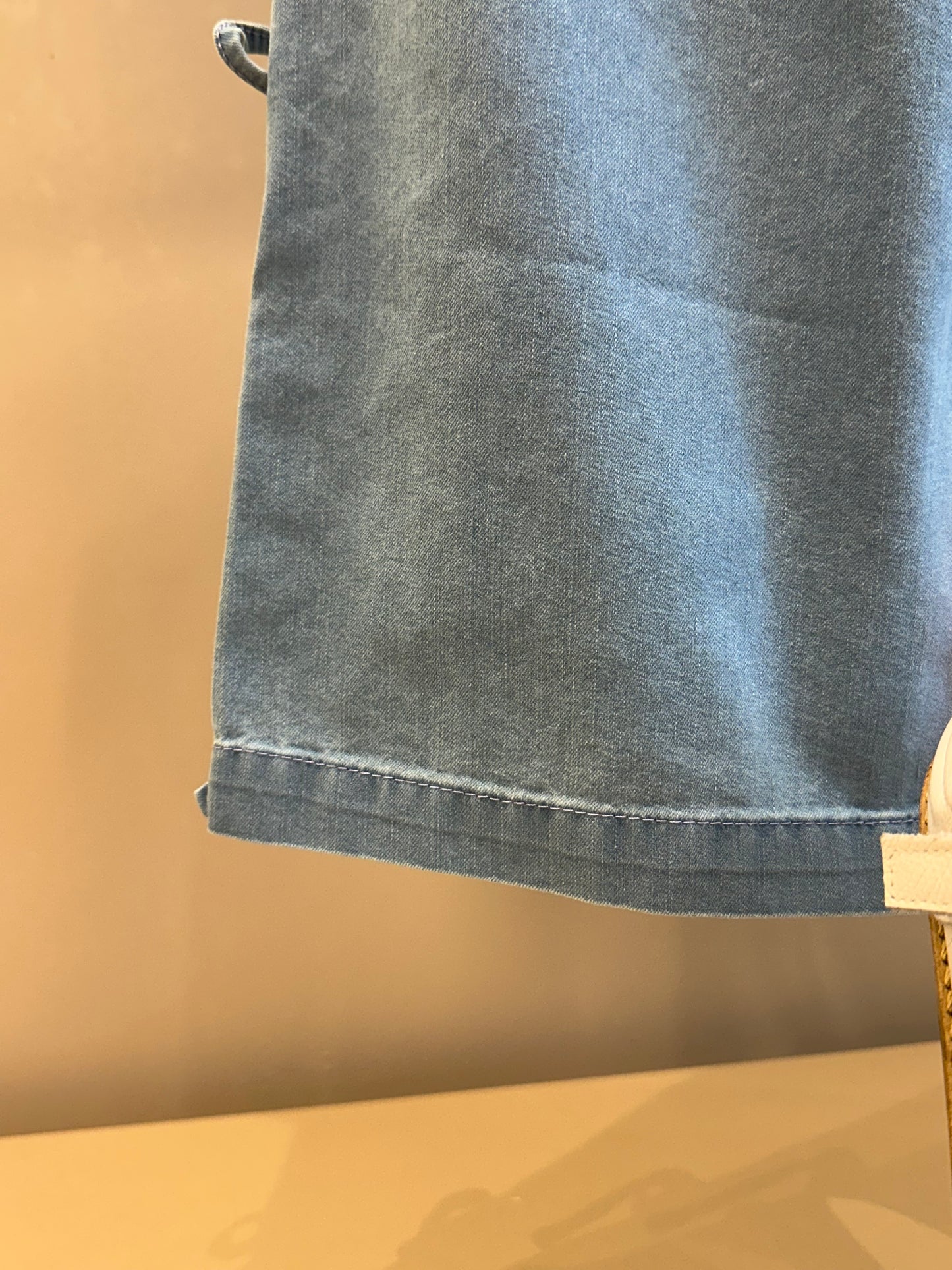 Conjunto Infantil Cropped Maxi Laço Renda e Calça Wide Jeans - Gabriela Aquarela