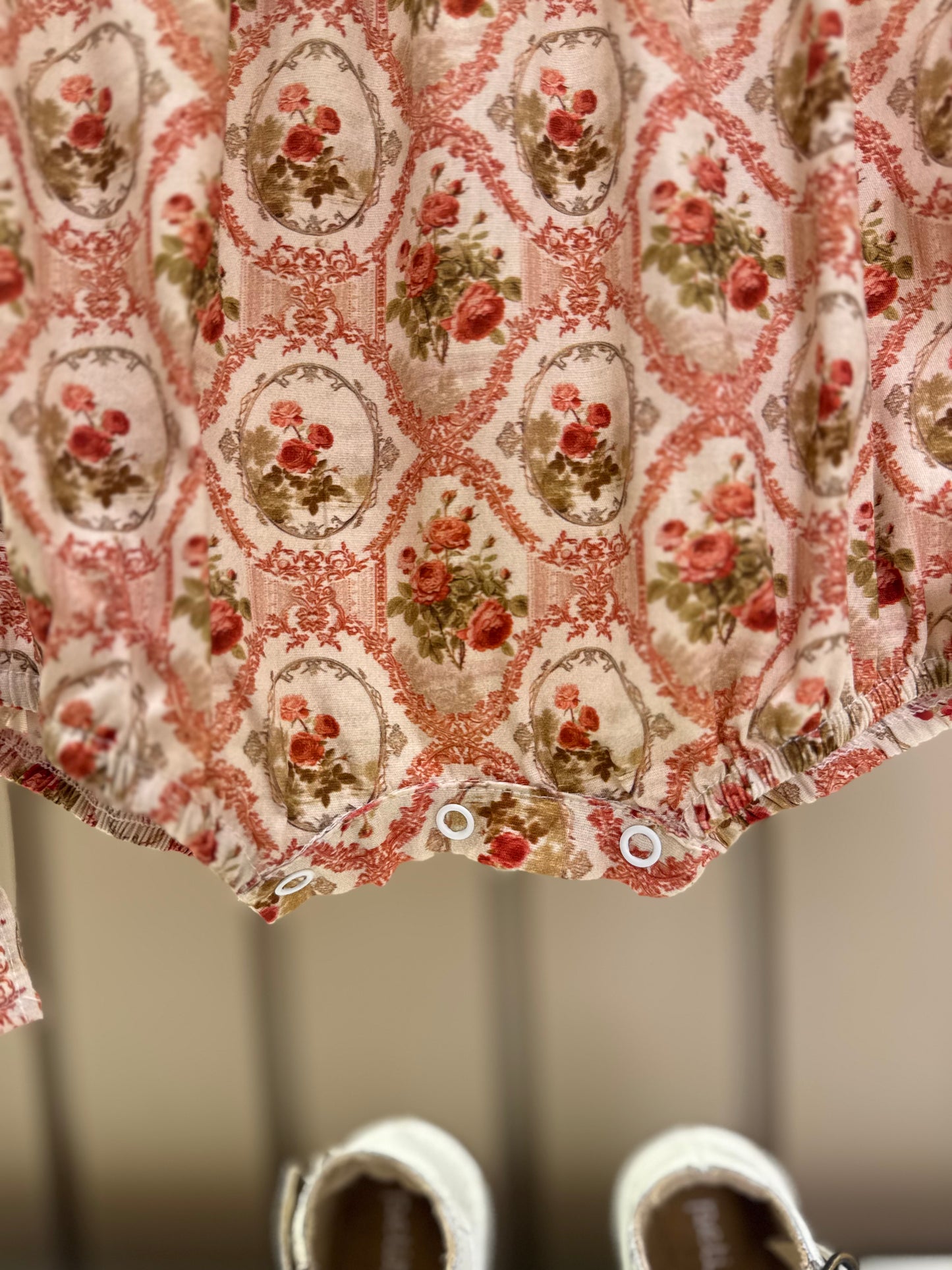 Pimpão Bebê Floral Provençal Gola Estampada - Roana