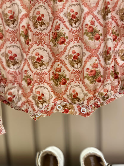 Pimpão Bebê Floral Provençal Gola Estampada - Roana