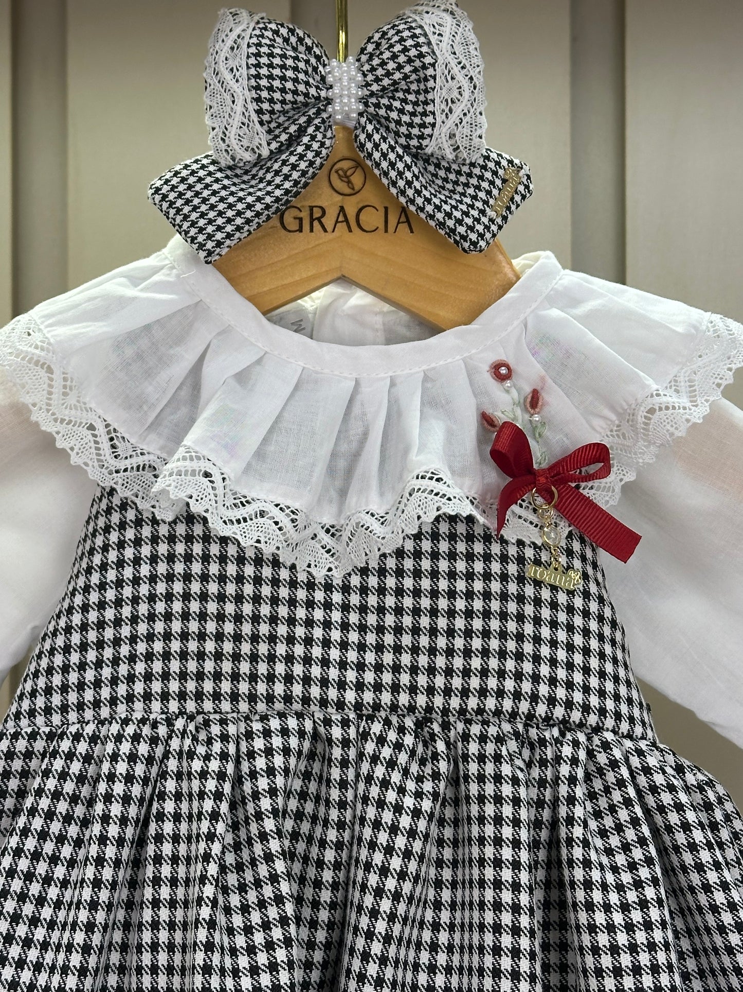 Vestido Bebê Pied Poule - Roana