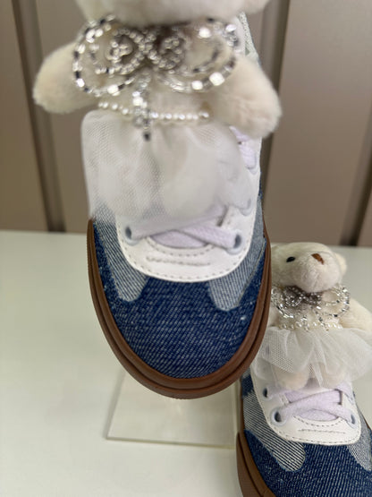 Tênis Infantil Casual Jeans Ursinha - Luluzinha