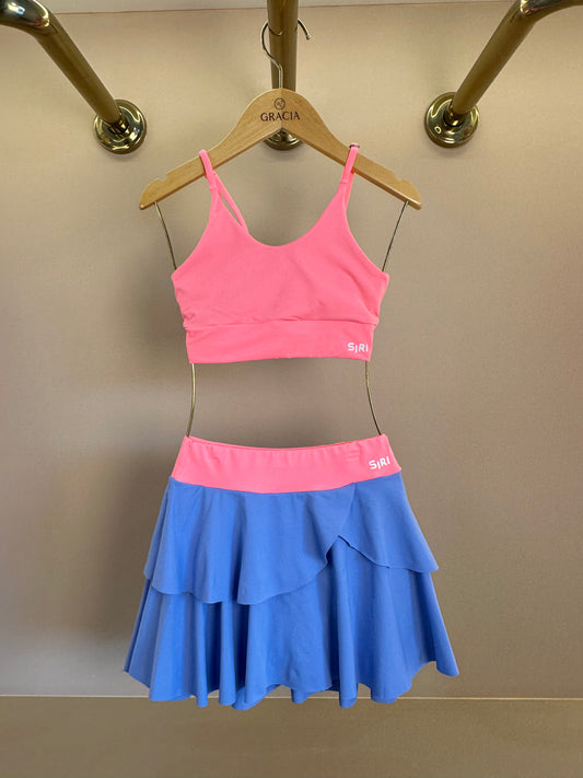 Conjunto Infantil Top UV Sara Chloe e Saia Laila Chloe Dança - Siri Sport