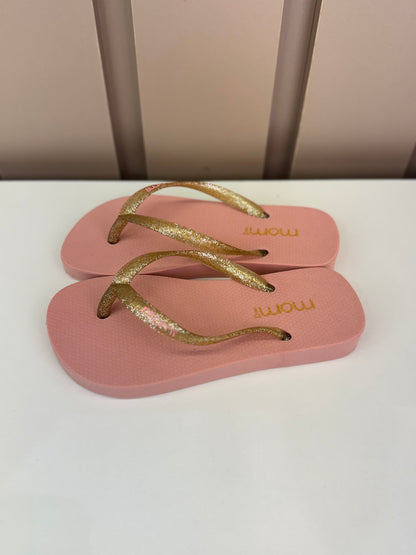 Chinelo Infantil Flip Rosa Neon - Momi