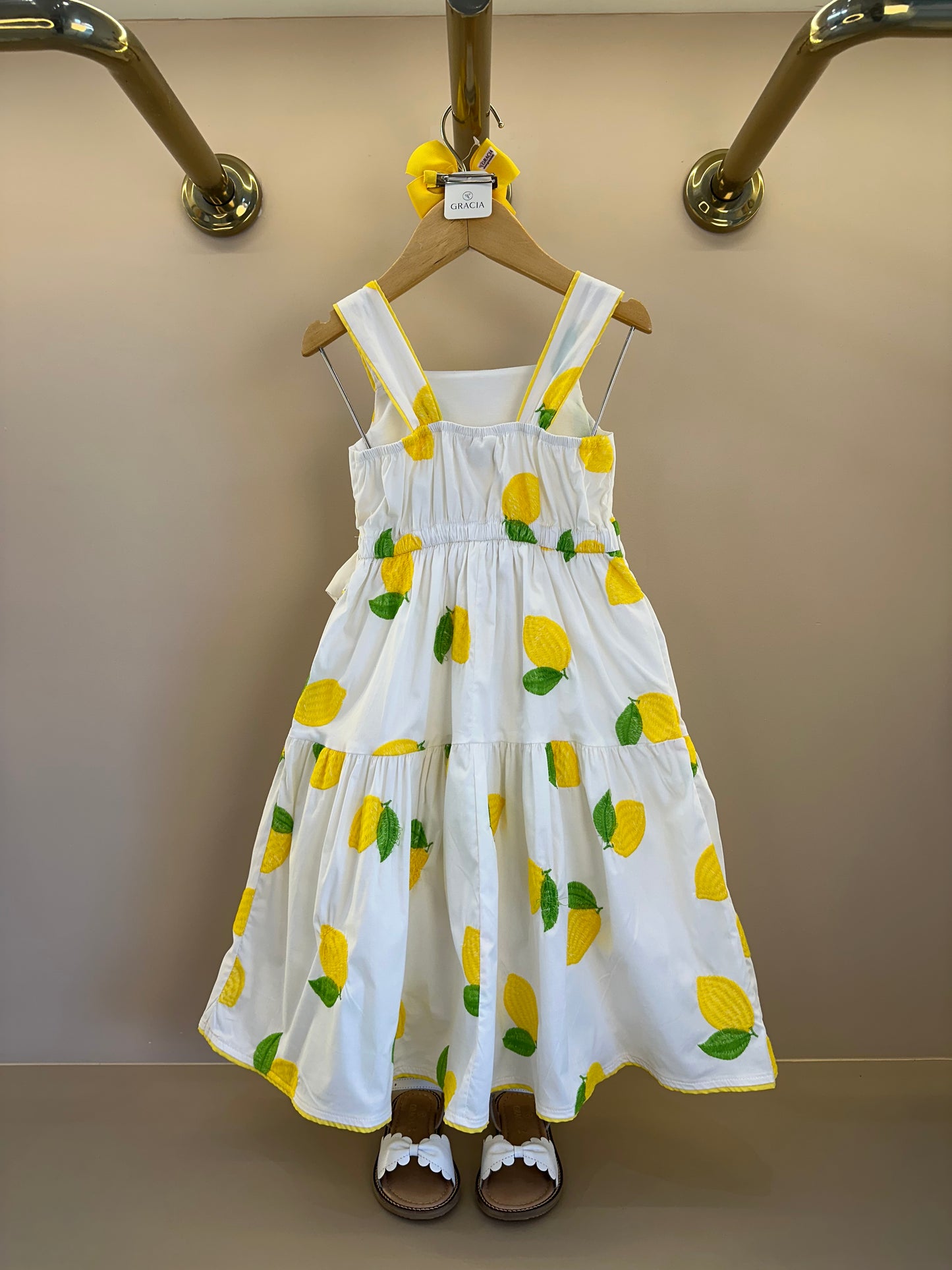 Vestido Infantil Limão Soleil - Animê