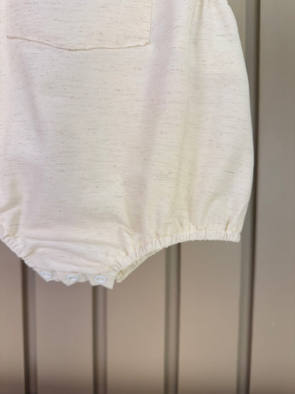 Jardineira Bebê Revelação Ovelha - Roana