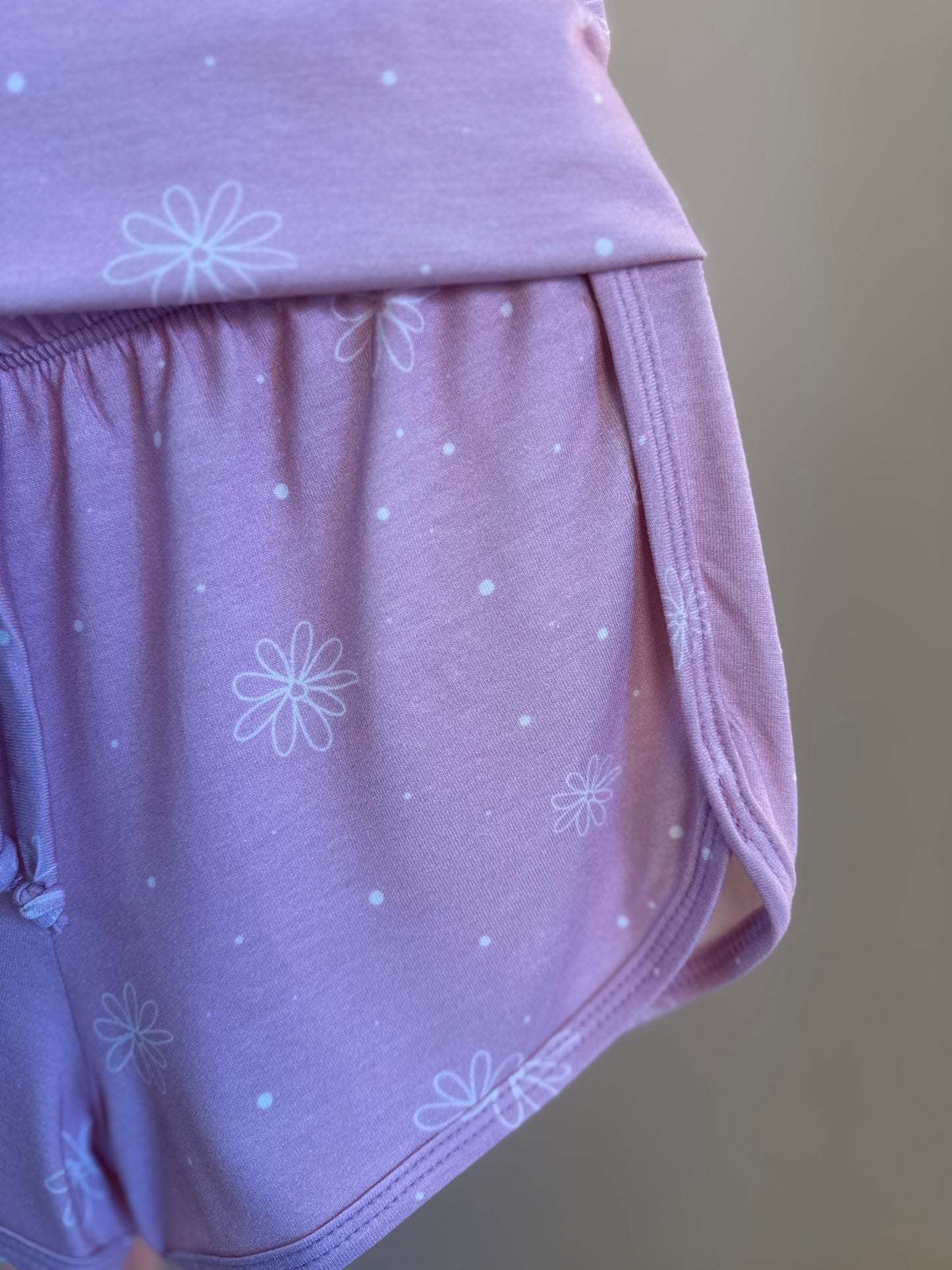 Pijama Infantil Comfy Blusa MC e Shorts Flower Rosa - Conforteca
