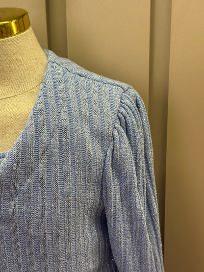 Conjunto Infantil Blusa com Casaco e Calça Azul - Luluzinha