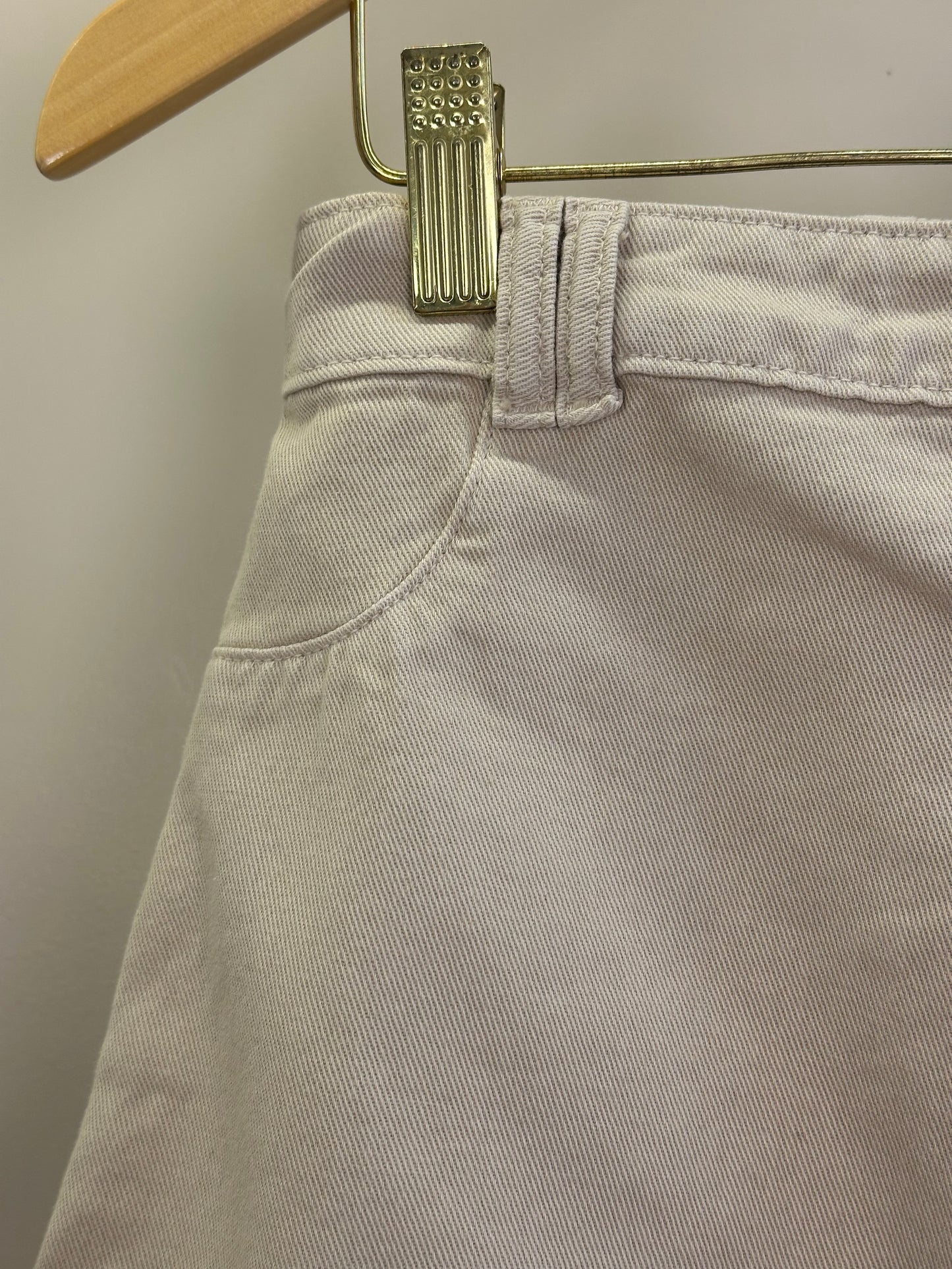 Shorts-Saia Infantil Sarja com Botões - Momi
