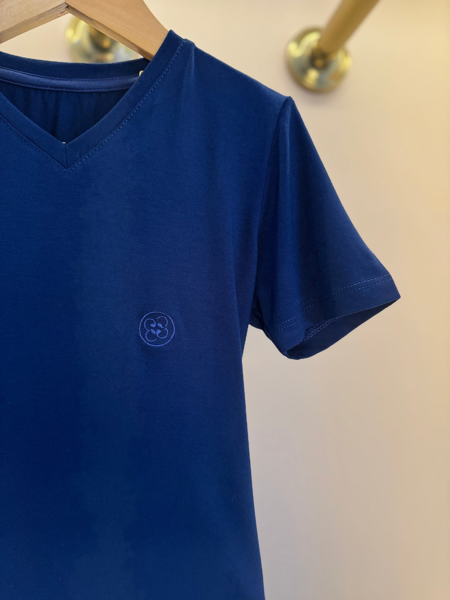 Pijama Infantil Le Basique Blusa MC e Shorts Azul Infinito - Conforteca