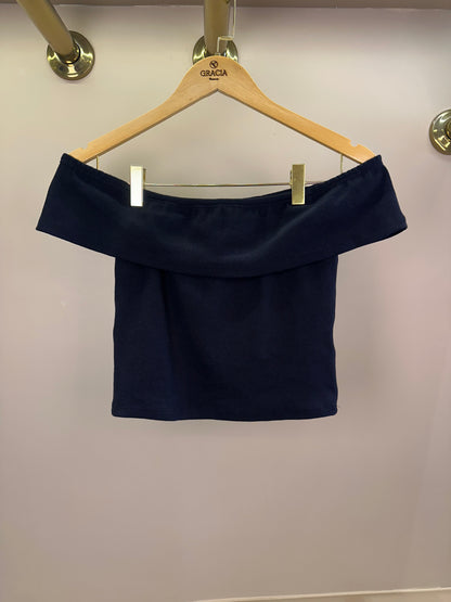Blusa Teen Ombro a Ombro Preto - Authoria