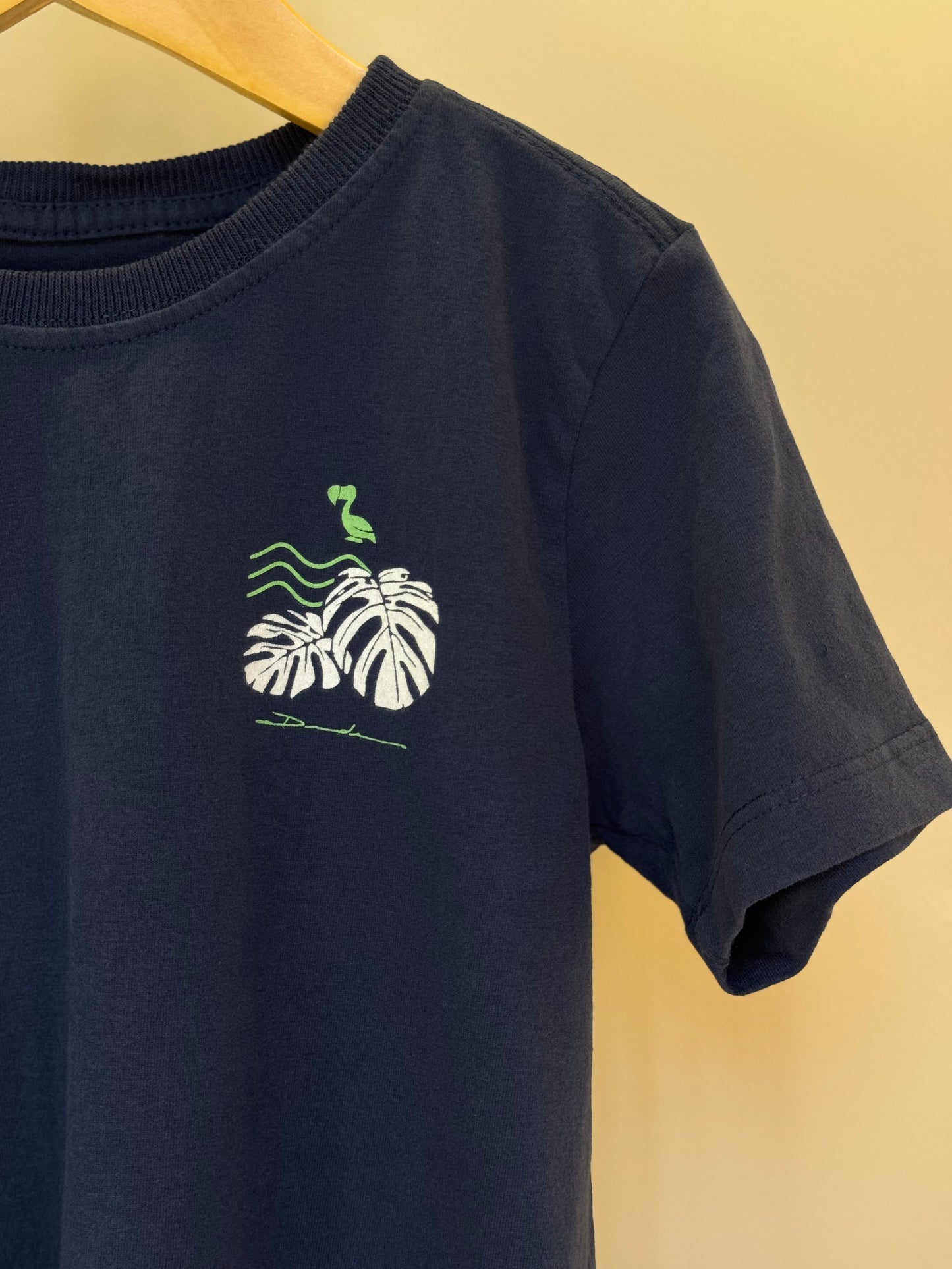 Camiseta Infantil Algodão Folhas - Dudes