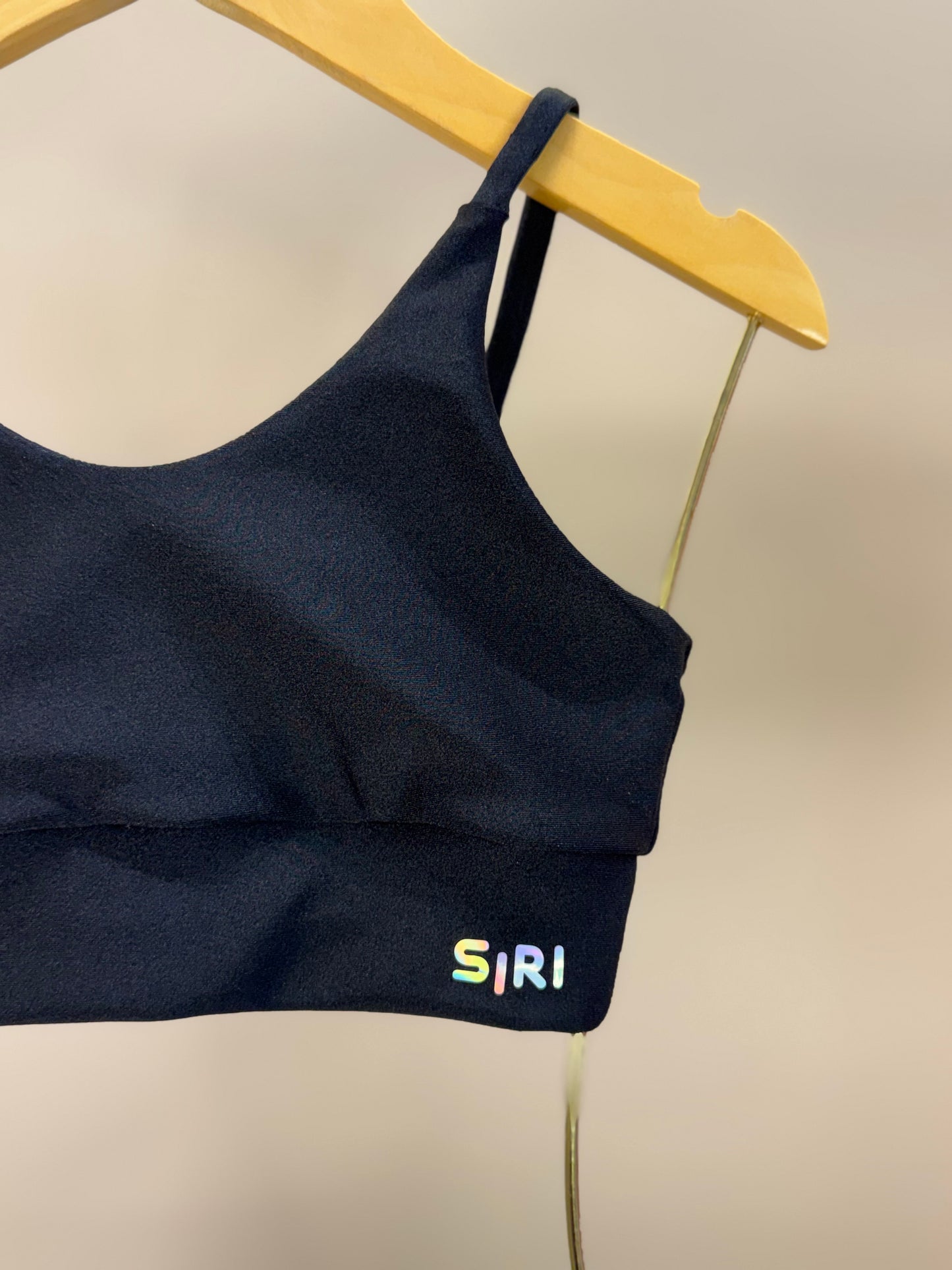 Conjunto Infantil Top Sara Trilobal Basico Preto e Legging Fuseau Soraia Trilobal Básica Preta - Siri Sport