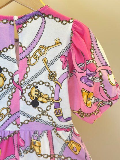 Vestido Infantil Memórias Disney - Animê