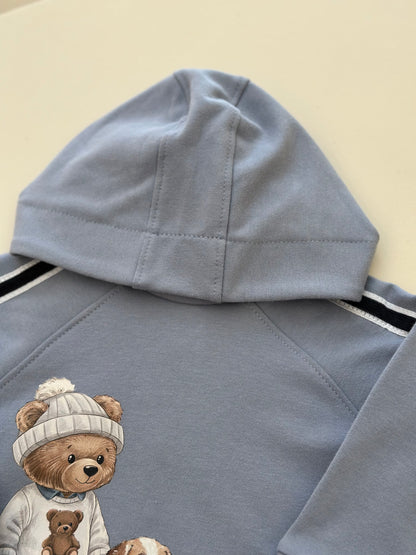 Conjunto Bebê Moletom Agasalho e Calça Teddy Bethoven Delavê - Dame