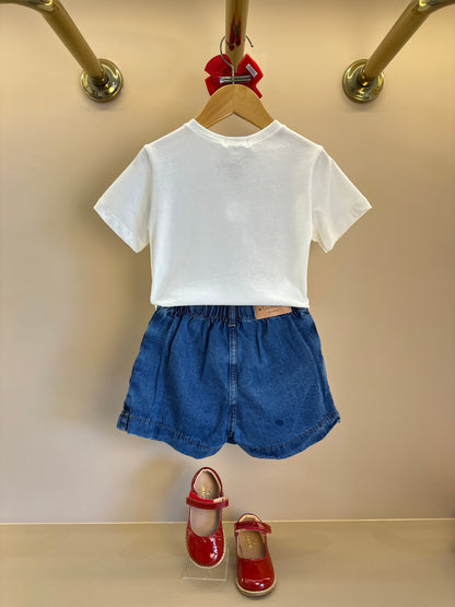 Blusa Infantil  Daisy Com Barbicachos - Momi