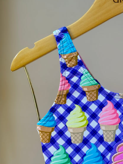 Maiô Infantil Carolina Ice Cream - Siri Kids