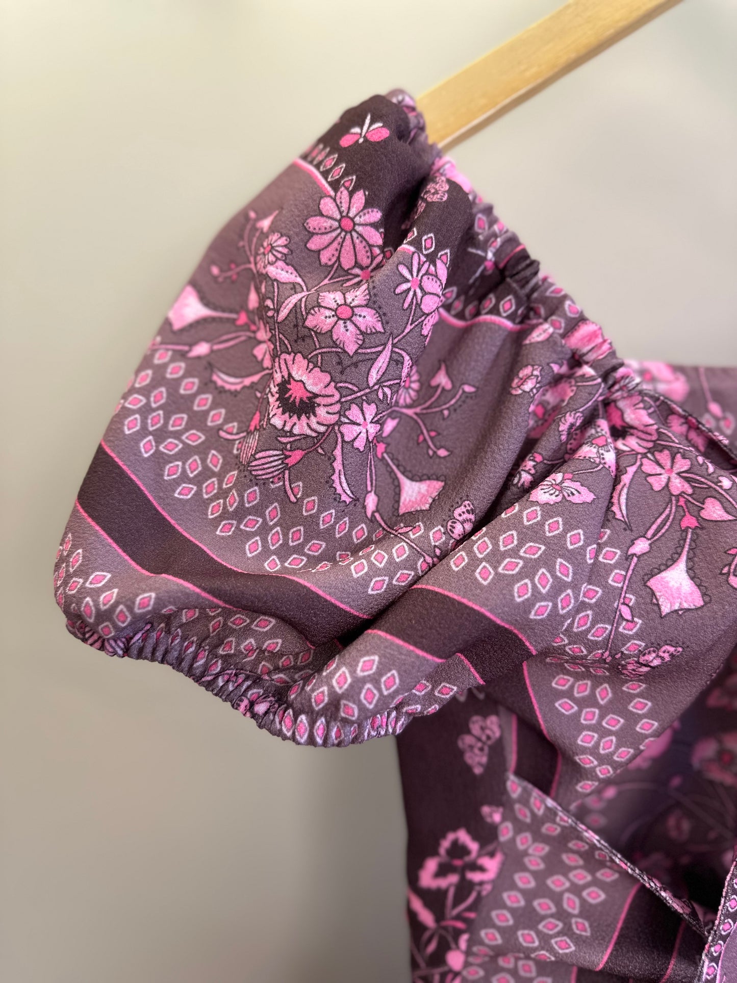 Conjunto Teen Bata Estampada Floral e Short-Saia Floral - Two In
