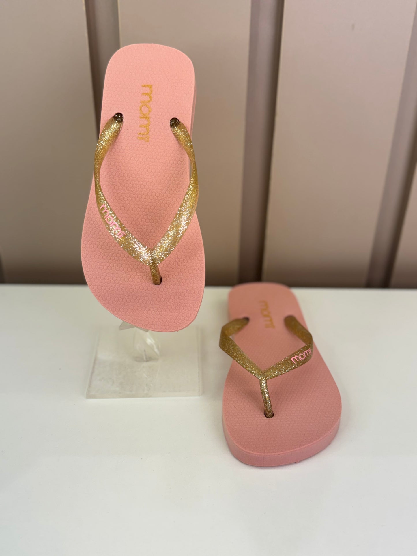 Chinelo Infantil Flip Rosa Neon - Momi