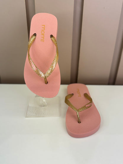Chinelo Infantil Flip Rosa Neon - Momi